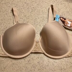 Vanity Fair Tan T-Shirt Bra with Underwire Support